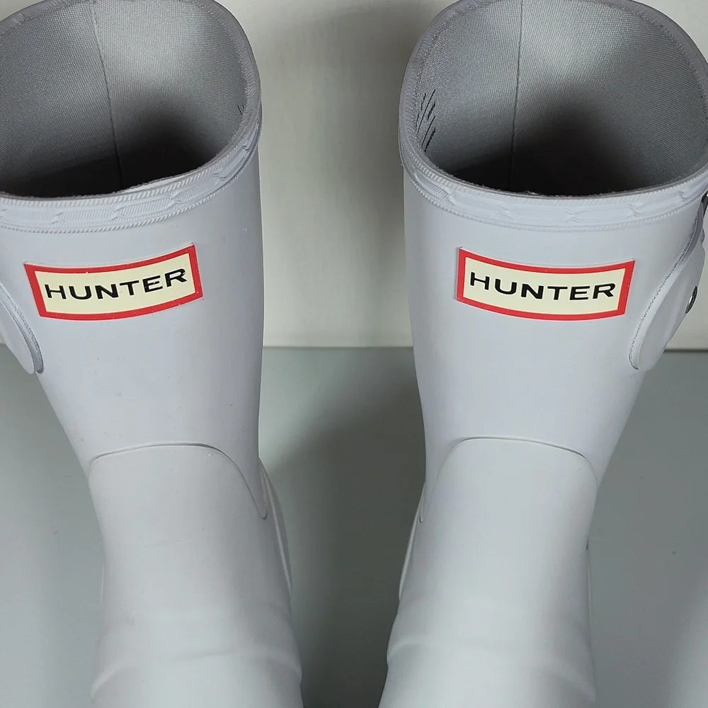 Hunter Women's Original Short Rain Boots in Gray‎ 5